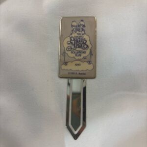 Enesco Precious Moments Collectors Club 1990 Vintage Bookmark Paper Clip Butcher